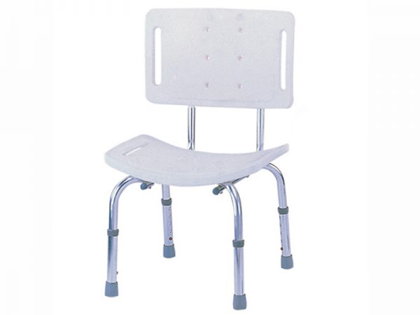 Deluxe Adjustable Shower Bench with Backrest | Taiwan HealthCare Supplier | Eround