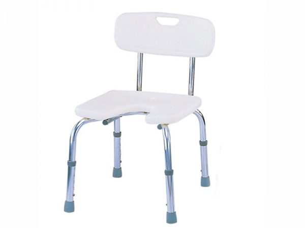 U Shape Shower Bench with Backrest | Taiwan HealthCare Supplier | Eround