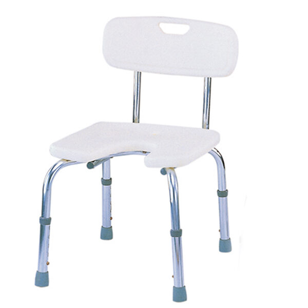 U Shape Shower Bench with Backrest | Taiwan HealthCare Supplier | Eround