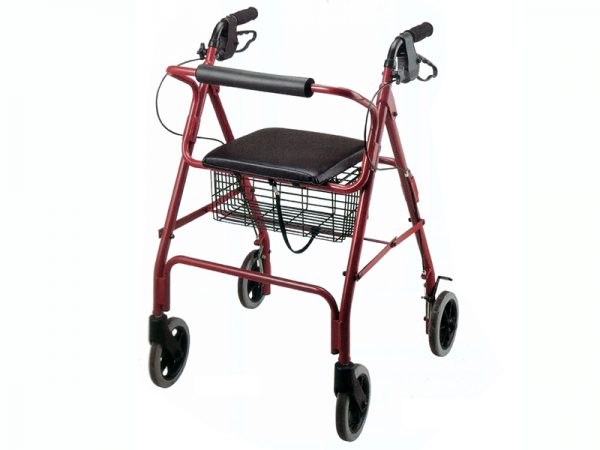 Deluxe Aluminum Rollator (Loop Brake) | Rollator | Taiwan HealthCare Supplier | Eround