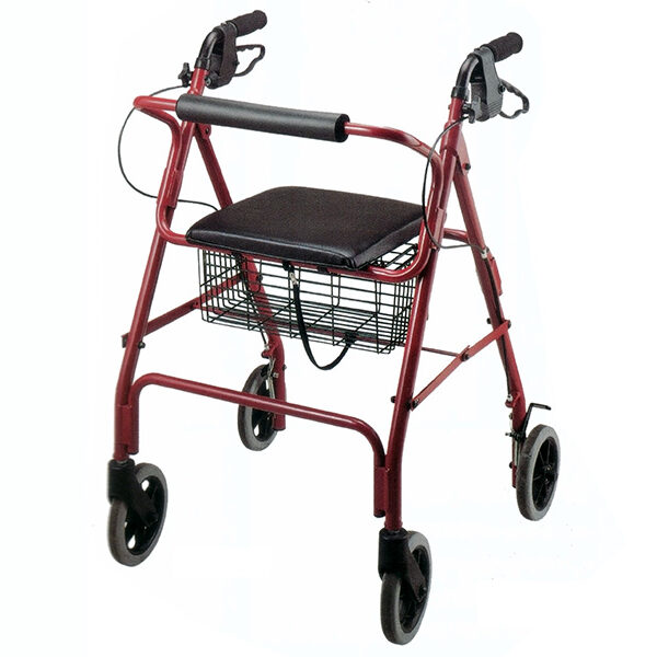 Deluxe Aluminum Rollator (Loop Brake) | Rollator | Taiwan HealthCare Supplier | Eround