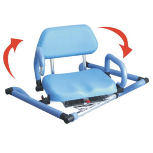 Bathtub Swivel PU Bath Seat with Backrest. OEM ODM Healthcare Products Supplier. B2B Customer Support. EROUND HealthCare.