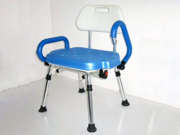 Double Lift up Armrest Bath Seat with PE Backrest. OEM ODM Healthcare Products Supplier.