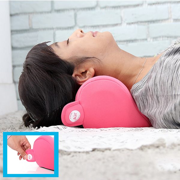 Air Neck Stretch Therapy Pillow. Made in Taiwan. OEM ODM Healthcare Products Supplier. B2B Customer Support. EROUND HealthCare.