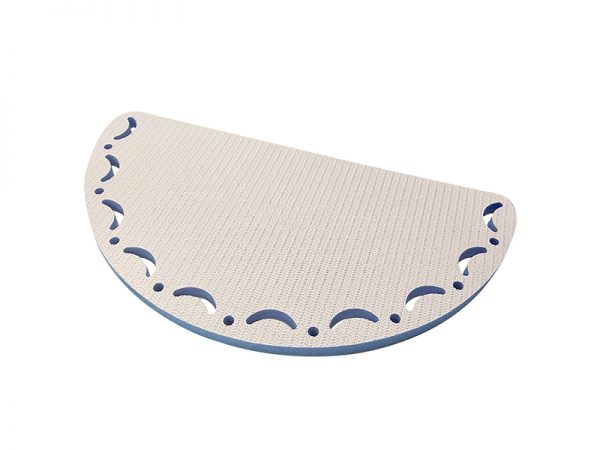 Large Semi-Circular Non-Slip Bath Floor Mat