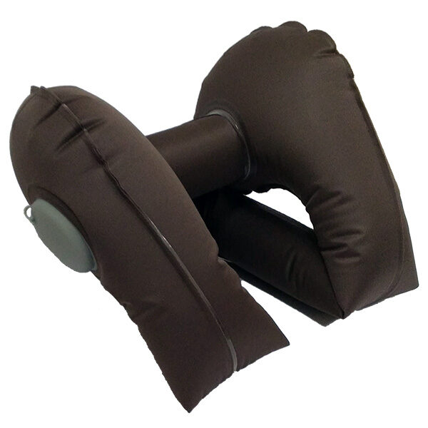 TRIPLUX 3 Way Air Pillow, Brown Color